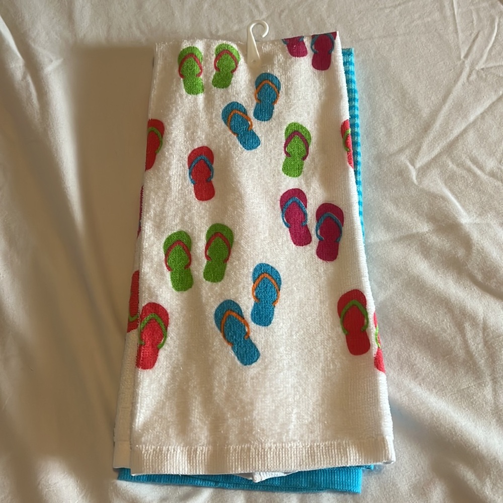 Kohl’s *NWT* Summer Themed Kitchen Towels, Set of 4 - Picture 3 of 3